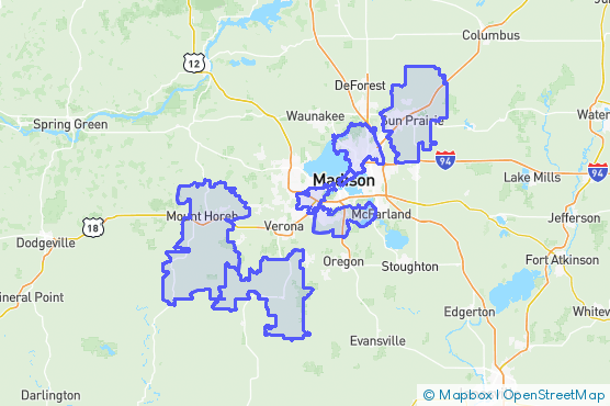 Service Area Map