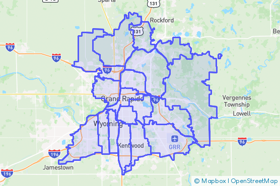 Service Area Map