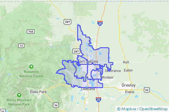 Service Area Map