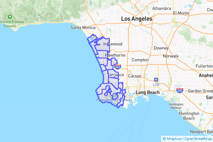 Service Area Map