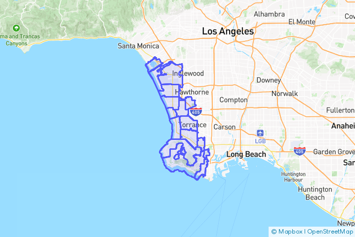 Service Area Map