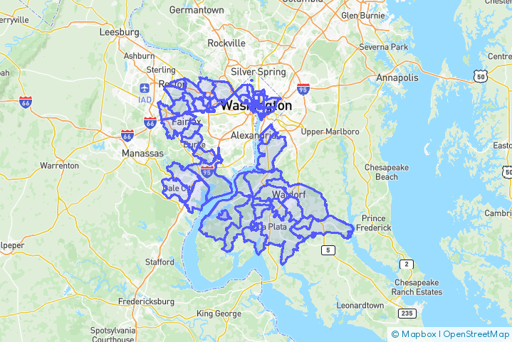 Service Area Map