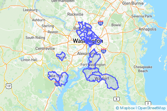 Service Area Map