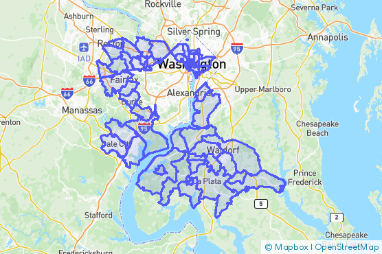 Service Area Map