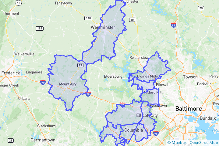 Service Area Map