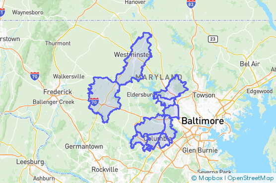 Service Area Map