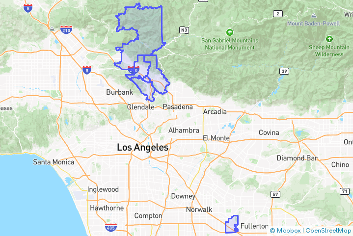 Service Area Map