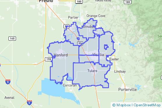 Service Area Map