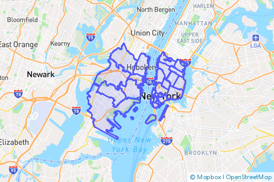 Service Area Map