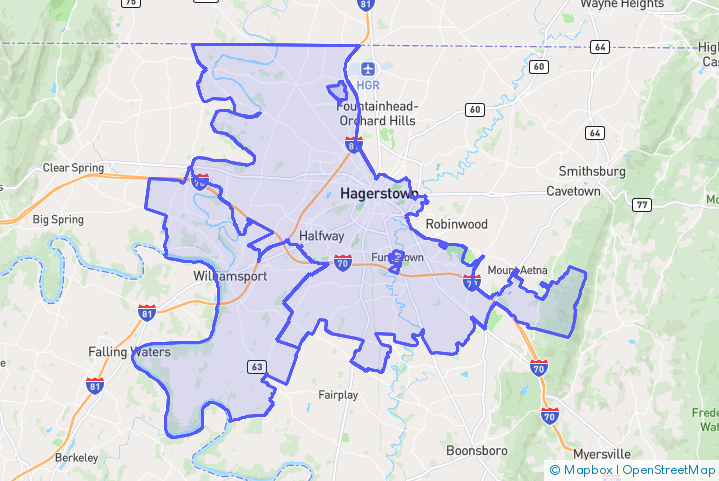 Service Area Map