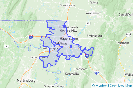 Service Area Map