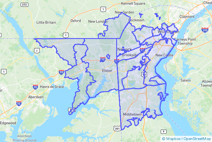 Service Area Map