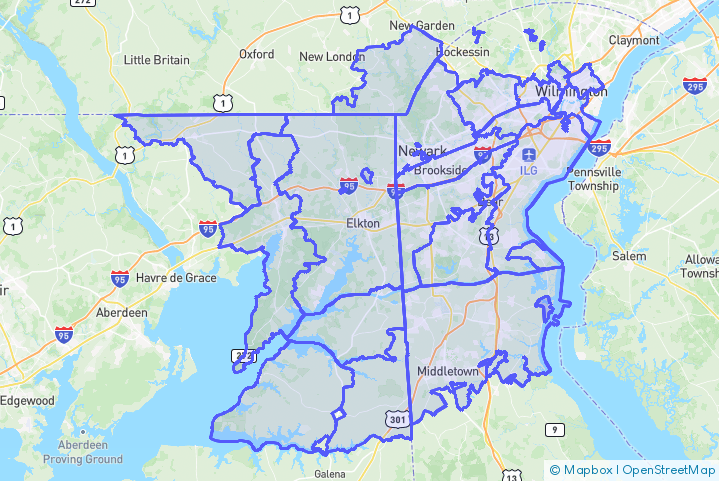 Service Area Map