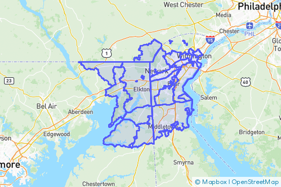 Service Area Map