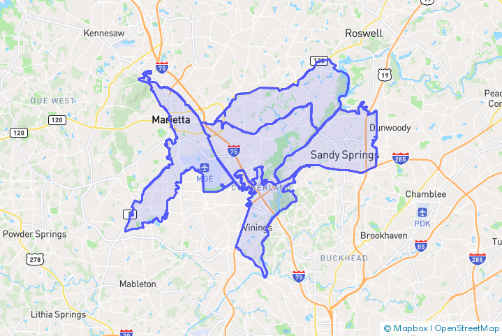 Service Area Map
