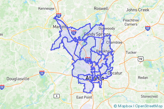 Service Area Map