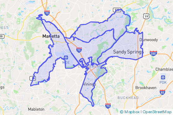 Service Area Map