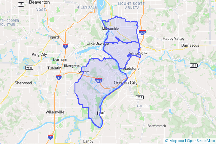 Service Area Map