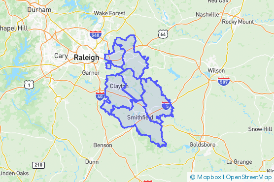 Service Area Map