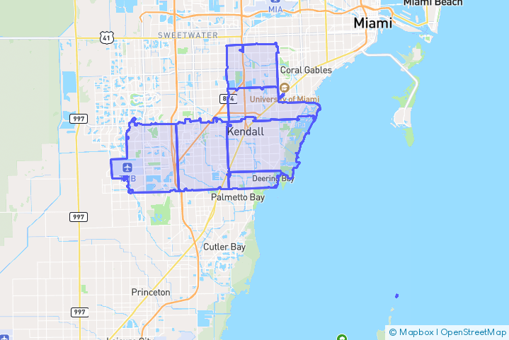 Service Area Map