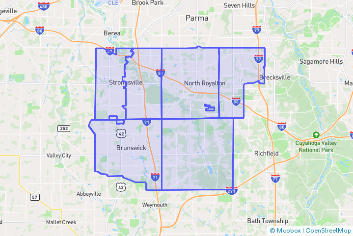 Service Area Map