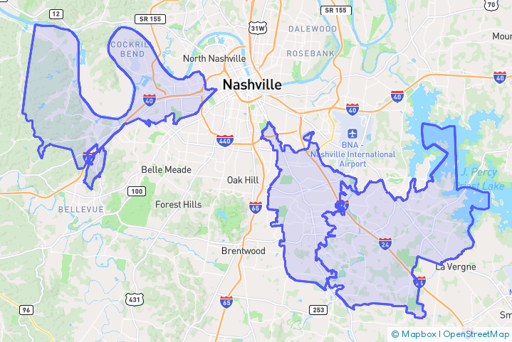 Service Area Map