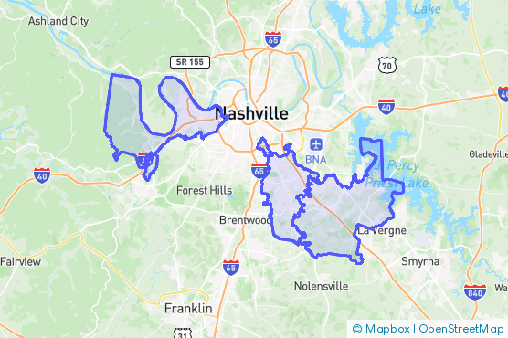 Service Area Map