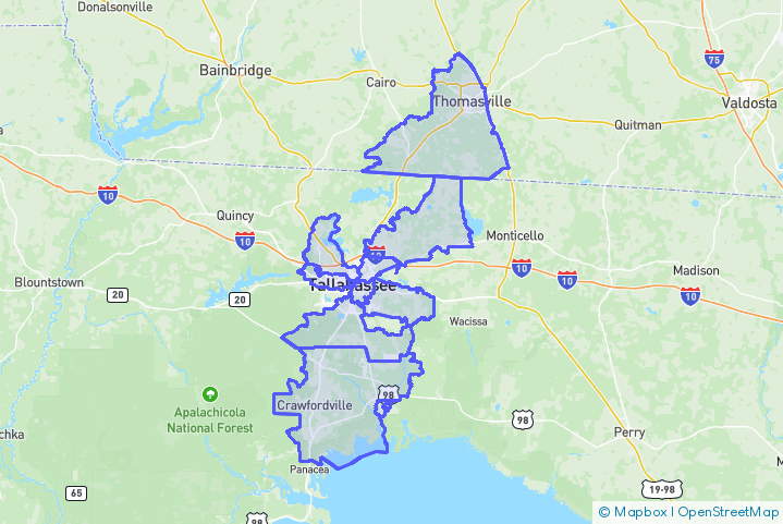 Service Area Map