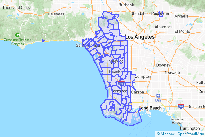 Service Area Map