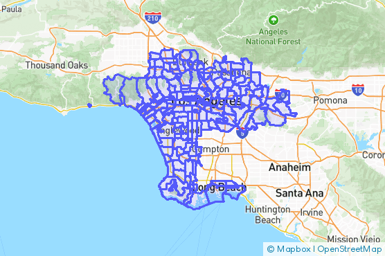 Service Area Map