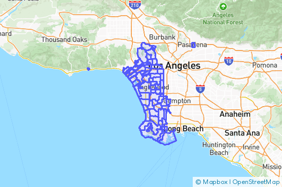 Service Area Map