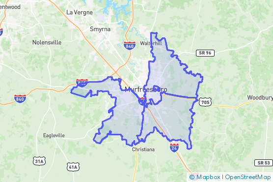 Service Area Map