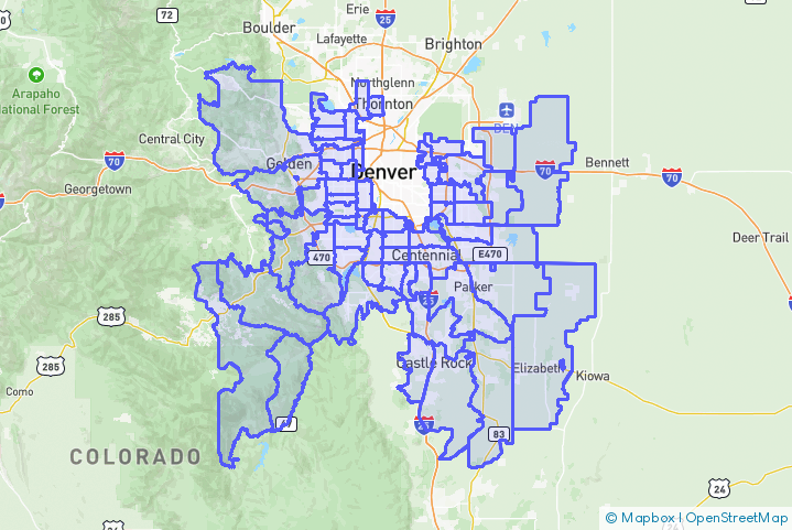 Service Area Map