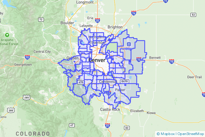 Service Area Map