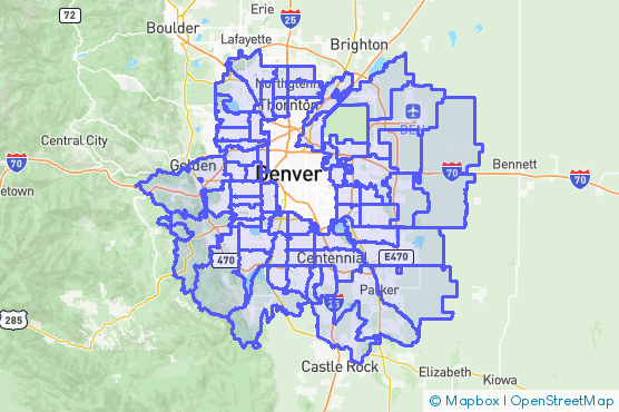 Service Area Map