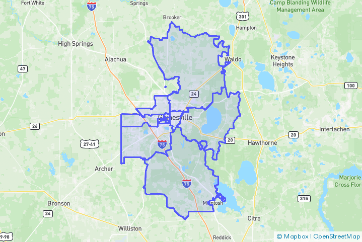 Service Area Map
