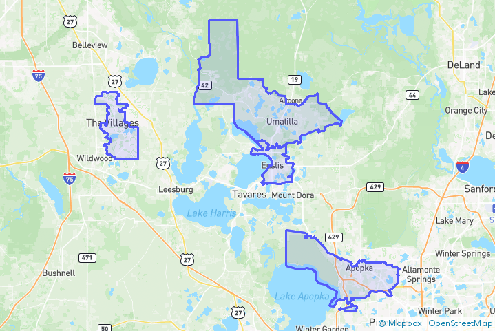 Service Area Map