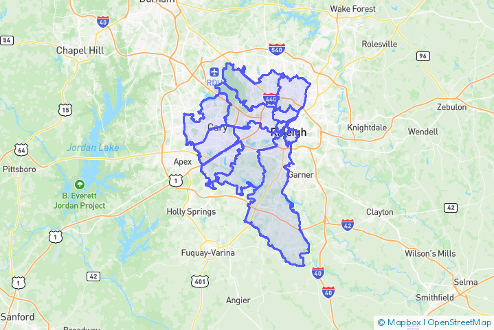 Service Area Map