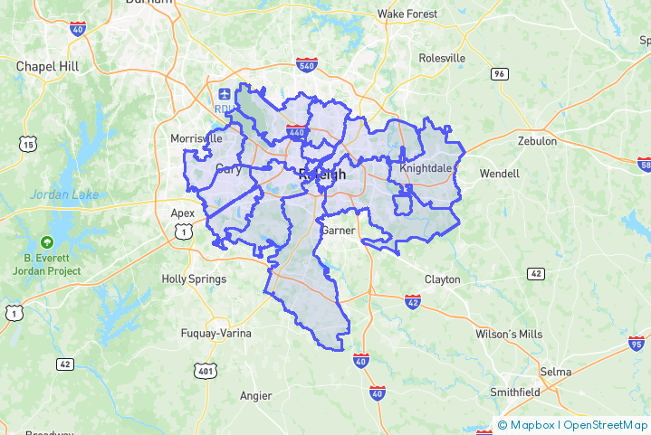 Service Area Map