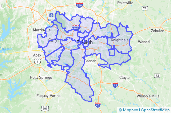 Service Area Map