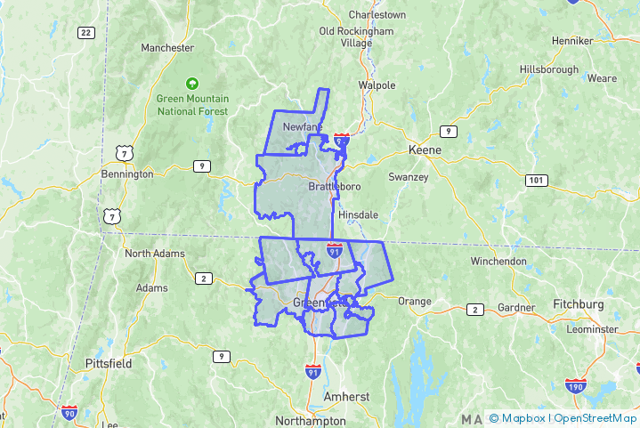 Service Area Map