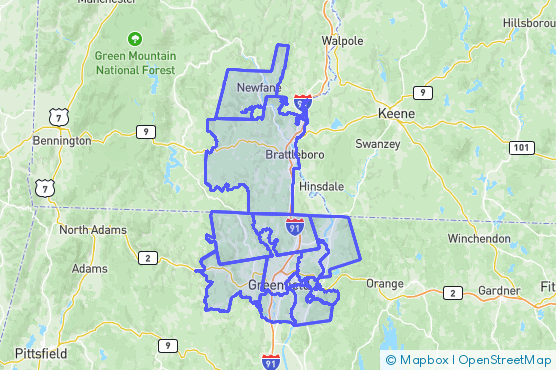 Service Area Map