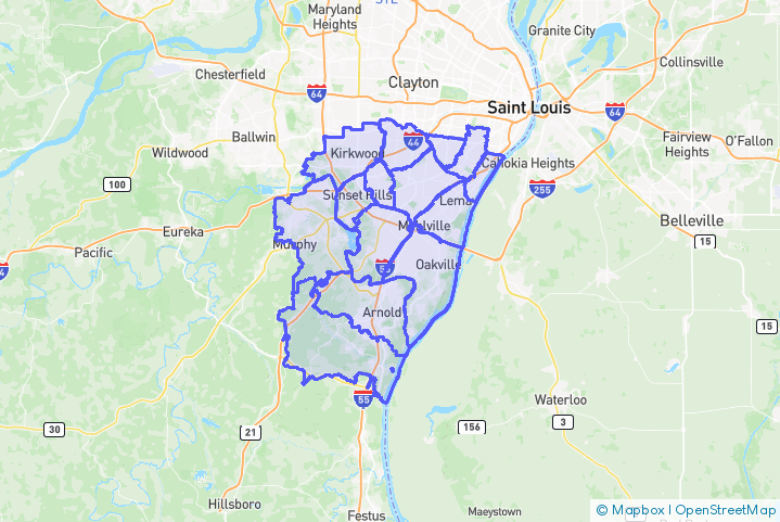 Service Area Map