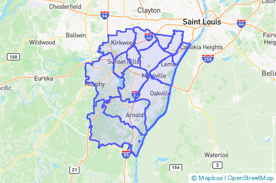 Service Area Map
