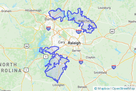 Service Area Map