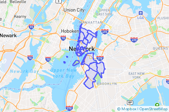 Service Area Map