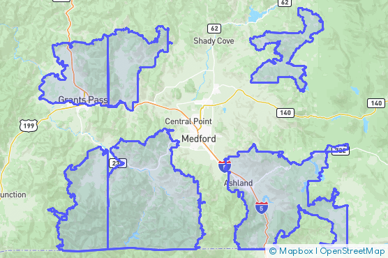 Service Area Map