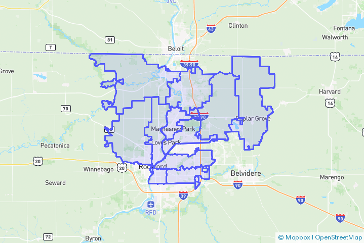 Service Area Map