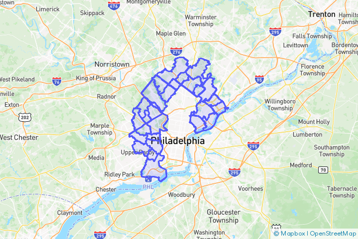 Service Area Map