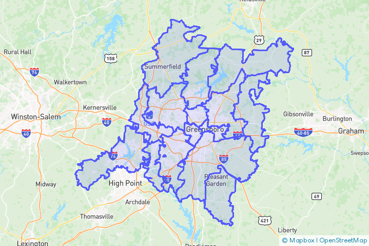 Service Area Map